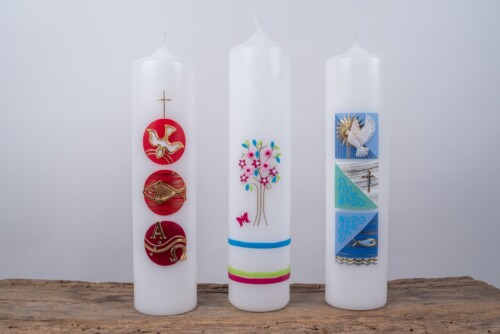 Holzbildhauer Boegemann Taufkerzen