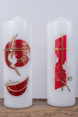 Holzbildhauer Boegemann Hochzeitskerzen