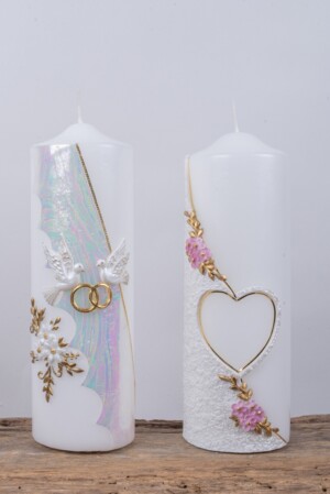 Holzbildhauer Boegemann Hochzeitskerzen