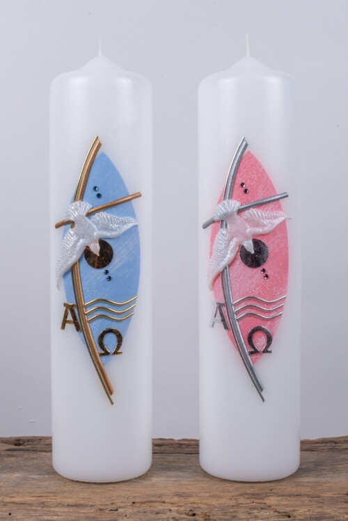 Holzbildhauer Boegemann Taufkerzen