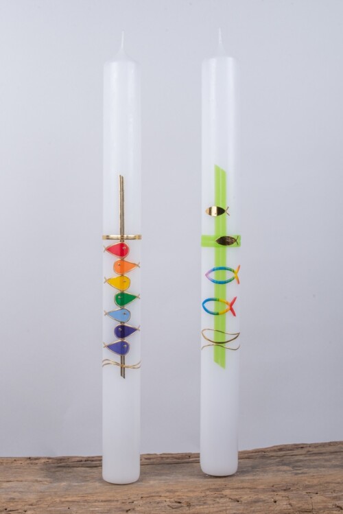 Holzbildhauer Boegemann Taufkerzen